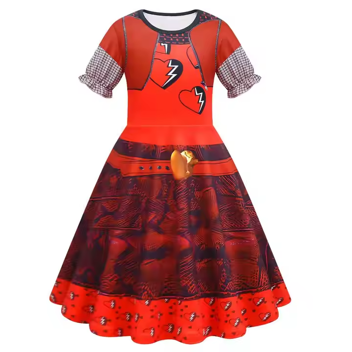 Halloween cosplay descendant 4 costume dresses for stage performances3